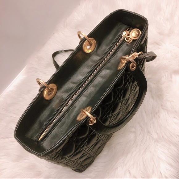 LADY DIOR LAMBSKIN TOTE BAG - Picture 4 of 5